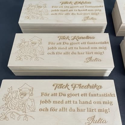 Trä Pennfodral