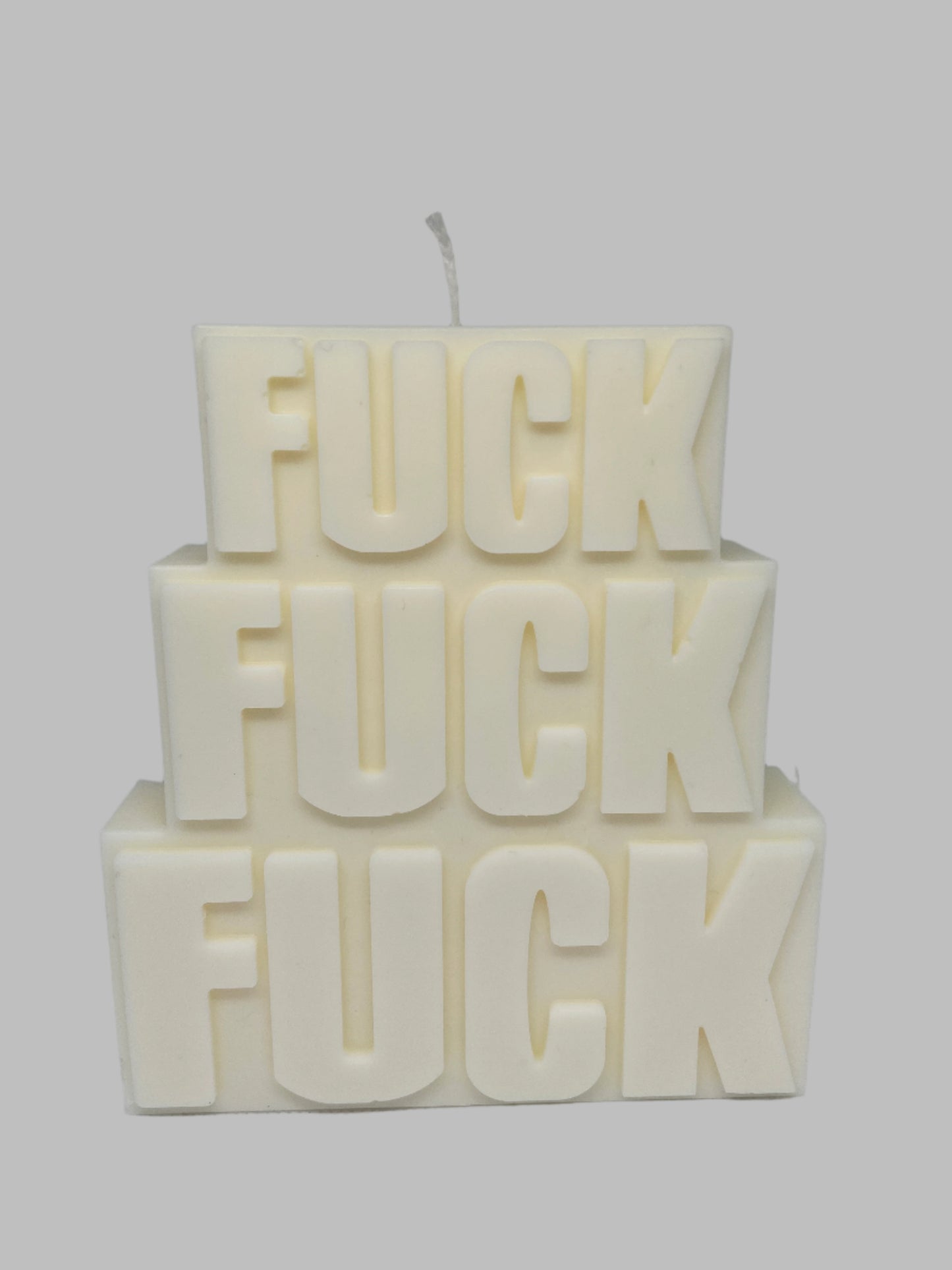 Stort ljus "FUCK"